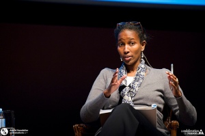 Ayaan Hirsi Ali speaking at a conference.  photo credit: RA_Sun_286 via photopin (license)